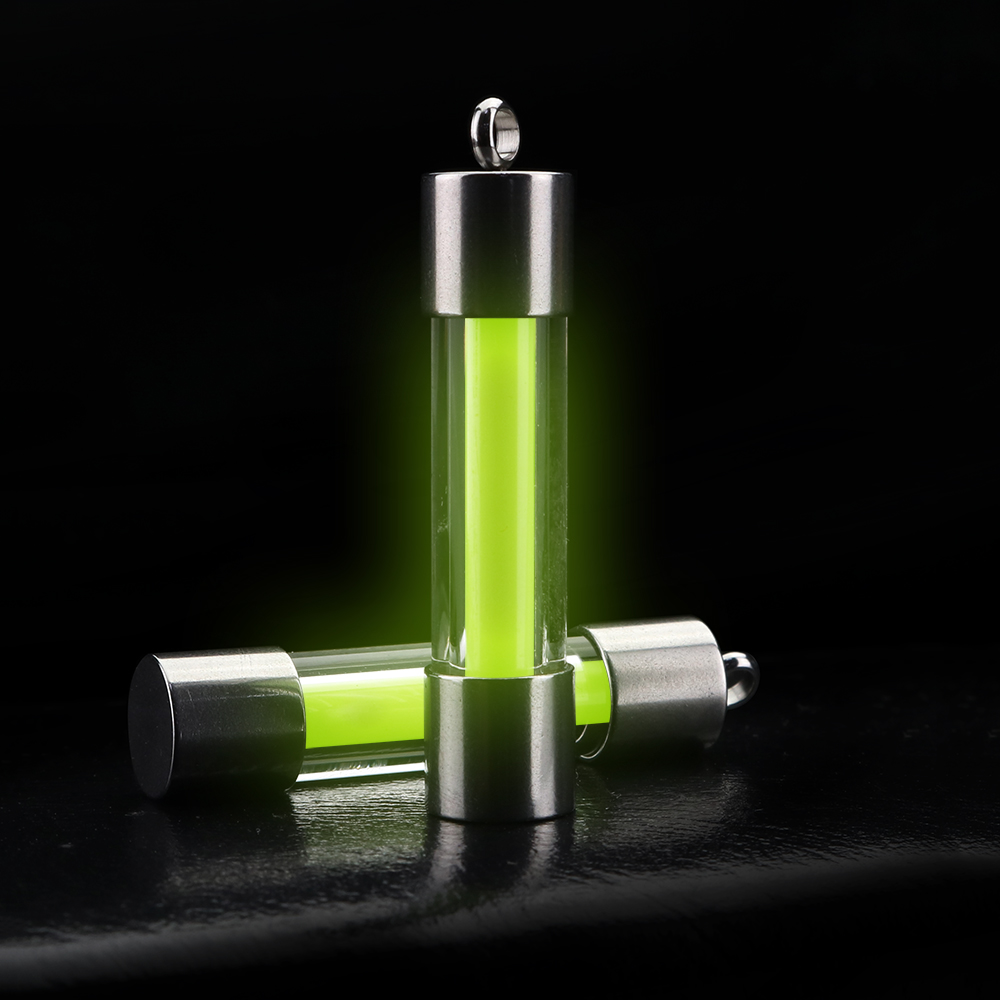 Tritium Gas Tube - Buiten signaallicht lichtgevende buishanger edc sleutelhanger