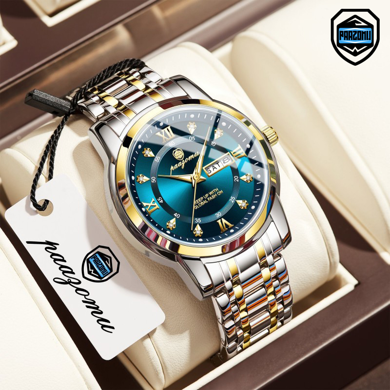 Smartwatch Luxury Watches - PAAZOMU Horloge Heren Dames Diamond Business