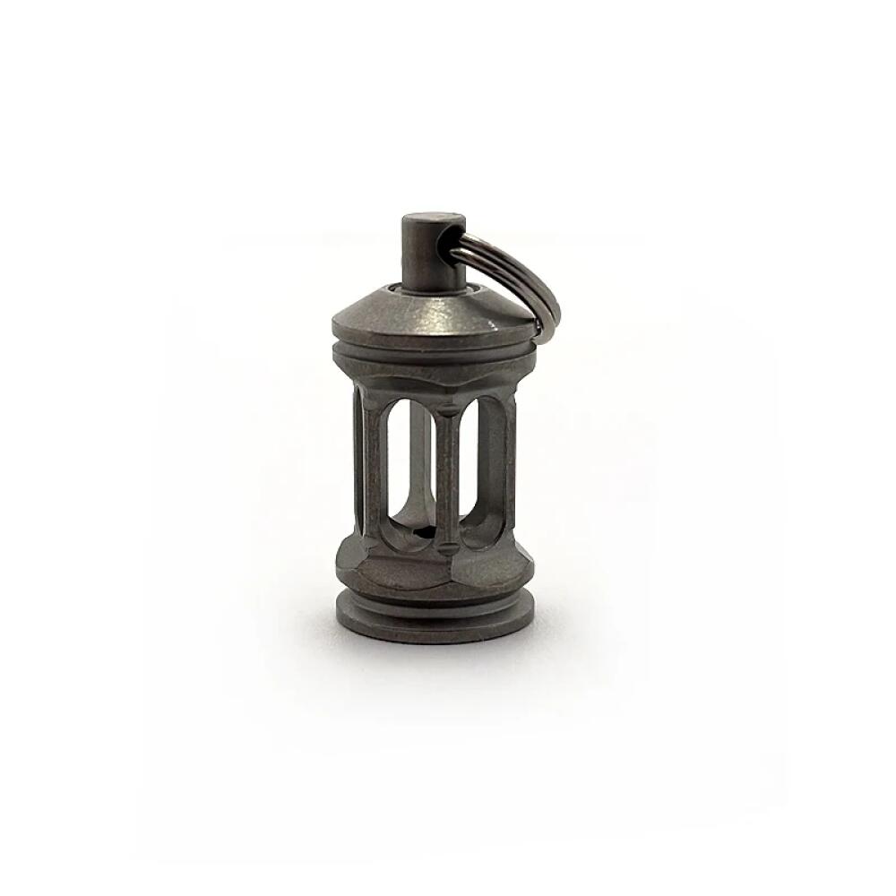 Tritium Gas Tube - Tempel titaniumlegering tritiumflesje hoesje sleutelhanger hanger