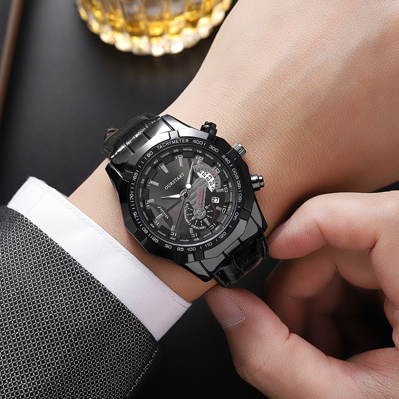 Smartwatch Luxury Watches - Heren quartzhorloges met kalender, klassiek quartz