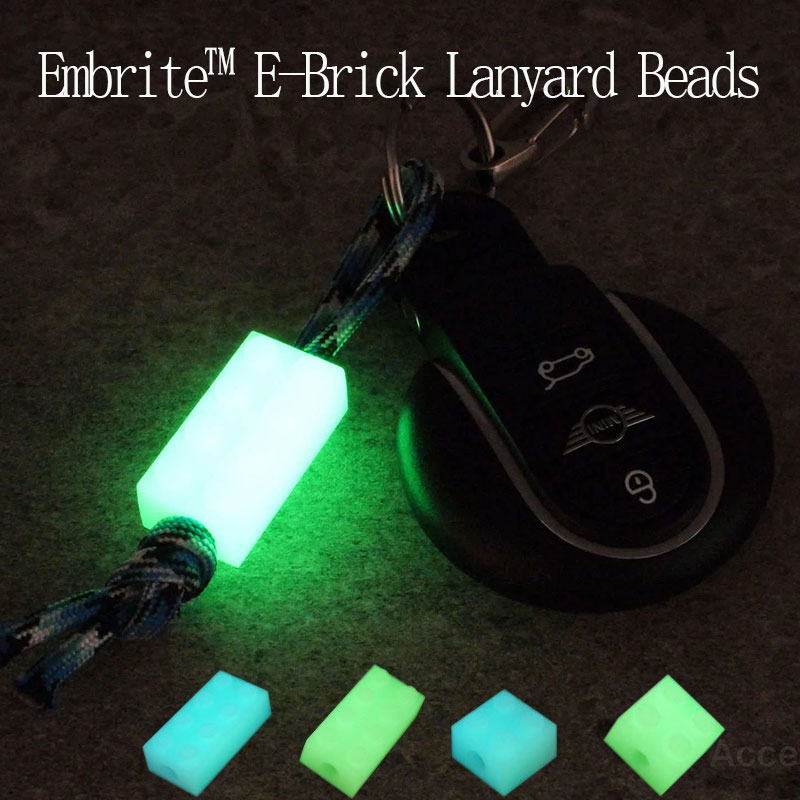 Tritium Gas Tube - Tec Accessoires Embrite™E-Brick Lanyard Kralen