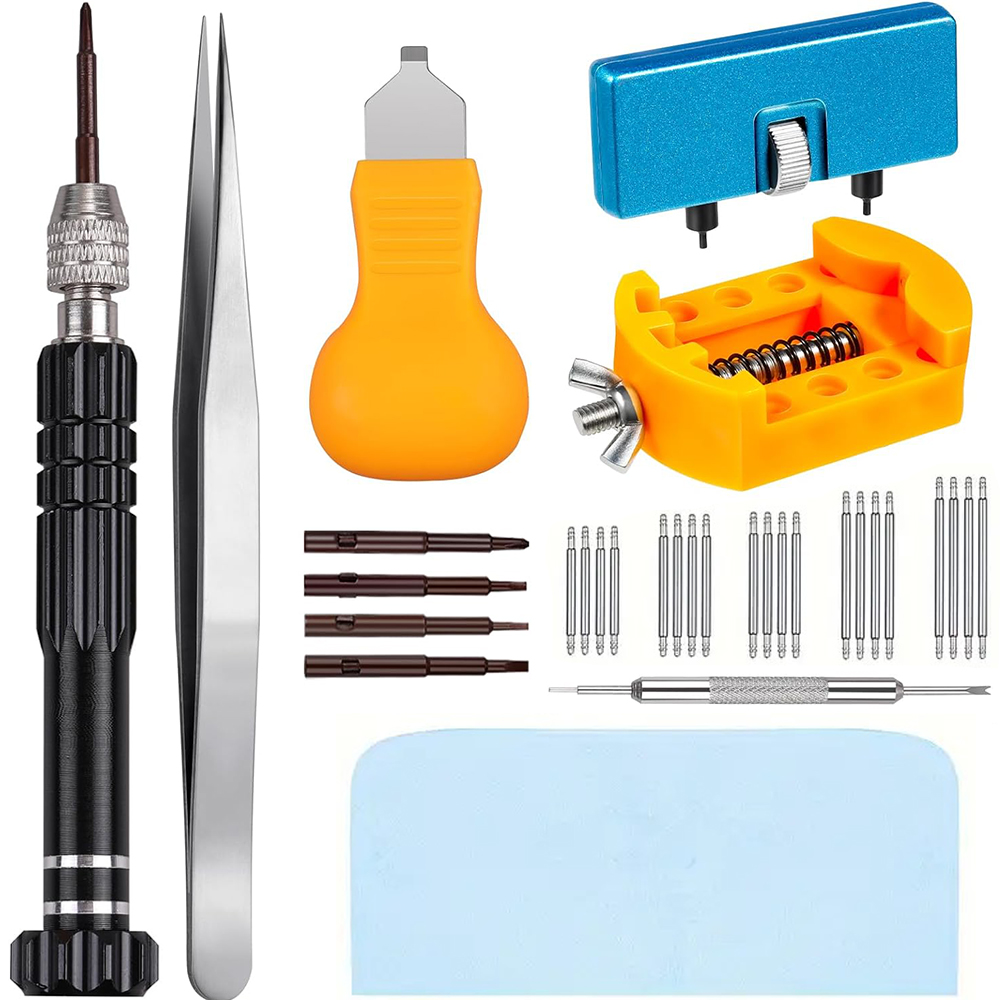 Watchmaker Screwdriver - 32 Stuks Horloge Batterij Vervangende Kit