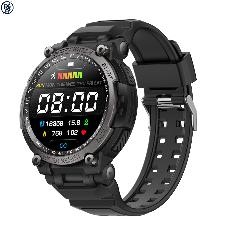 Smartwatch Ring Watches - nieuwe slimme horloge LC17 Bluetooth-oproep drievoudig