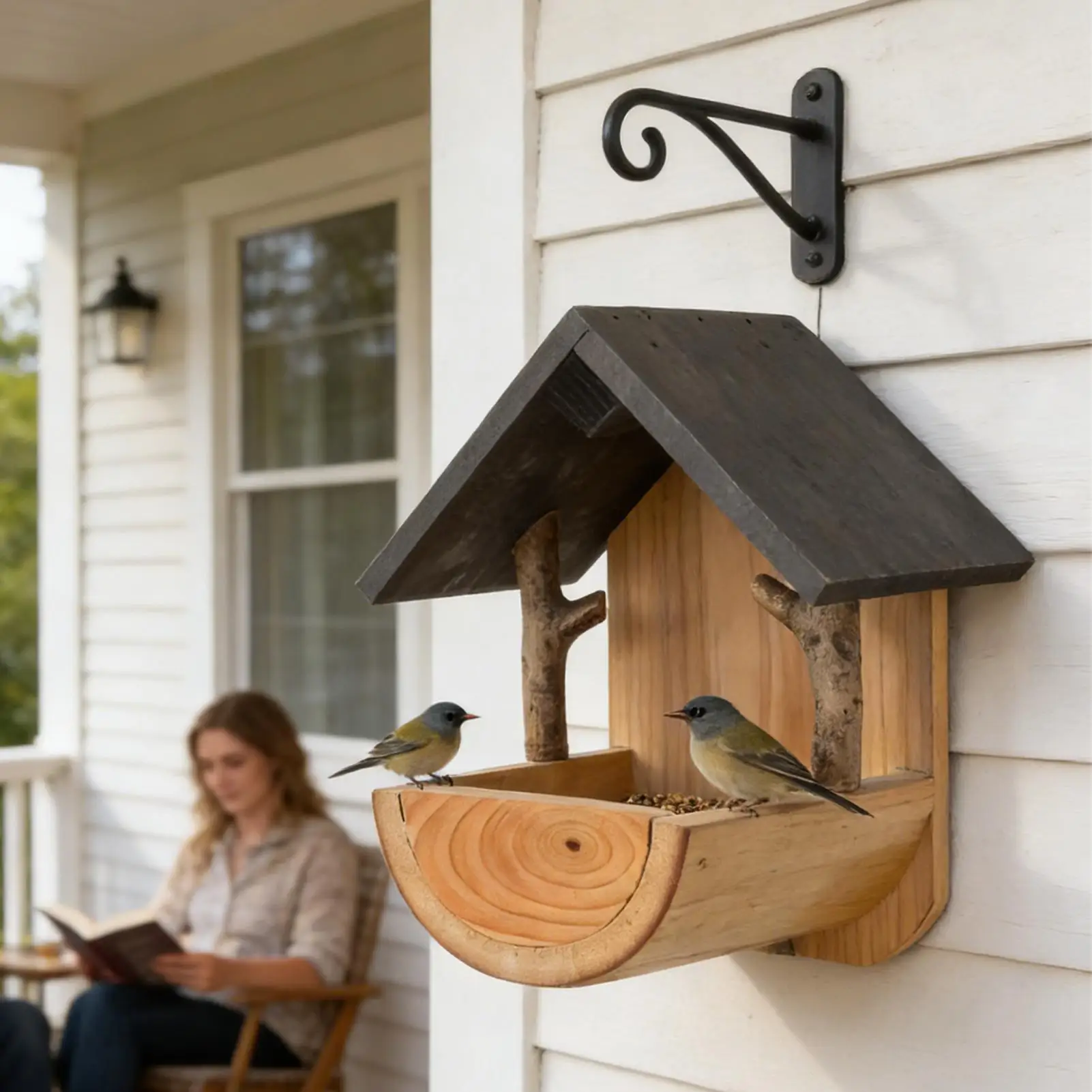 Wandmontage houten vogelvoeder - Watches Original recensie en prijs