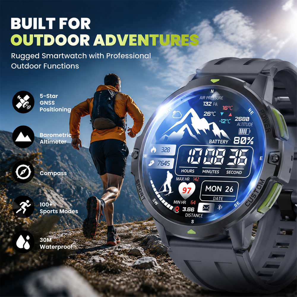 2026 NIEUWE Militaire GPS Smar - Smartwatch Timex Watches For Men recensie en prijs
