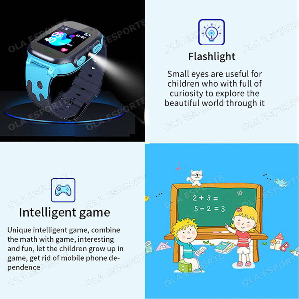 Nieuwe Kids Smartwatch Kindere - Smartwatch Watches Gift For Boys With Gps recensie en prijs