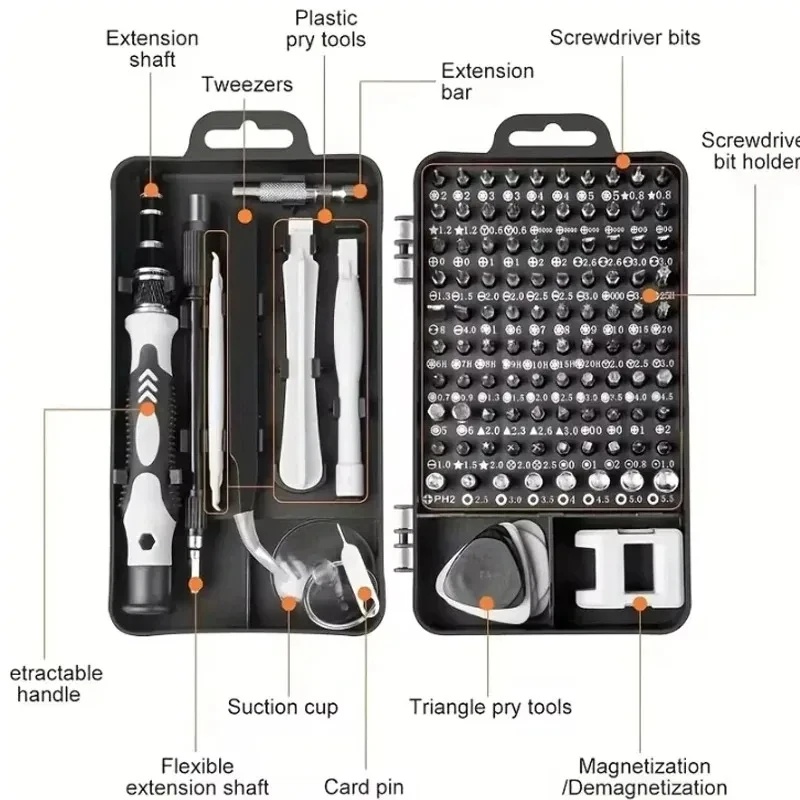 115-delige professionele preci - Watchmaker Screwdriver recensie en prijs