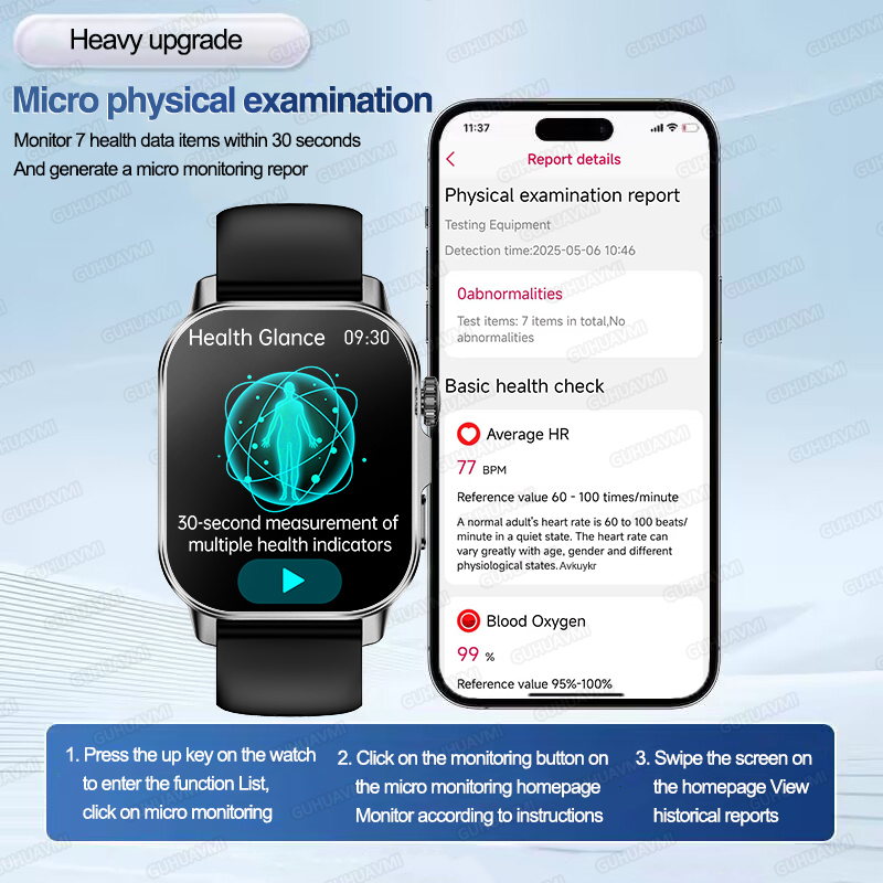Nieuwe Smartwatch voor Emotied - Smartwatch Health Watches For Men recensie en prijs