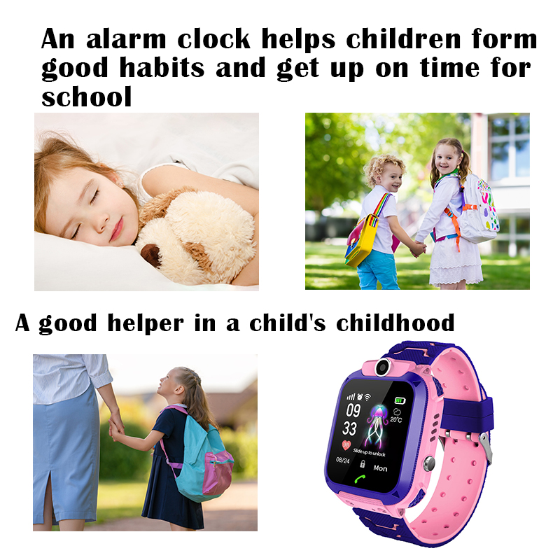 Q12B Kinder Smartwatch met SOS - Smartwatch Watches Gift For Boys With Gps recensie en prijs