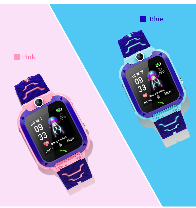 Q12B Kinder Smartwatch met SOS - Smartwatch Watches Gift For Boys With Gps recensie en prijs