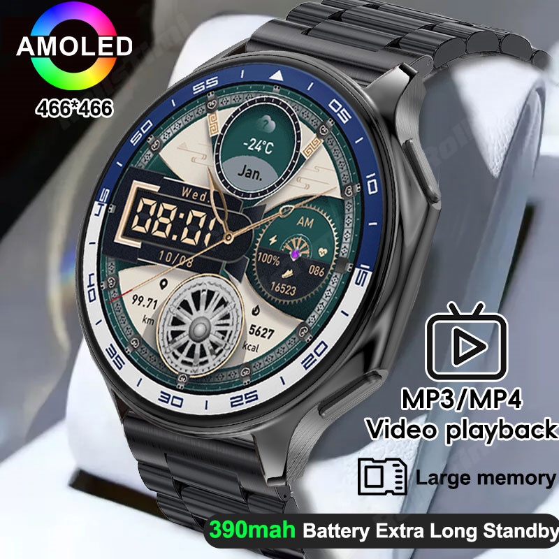 1.43 AMOLED Smart Horloge 3D S - Smartwatch Timex Watches For Men recensie en prijs