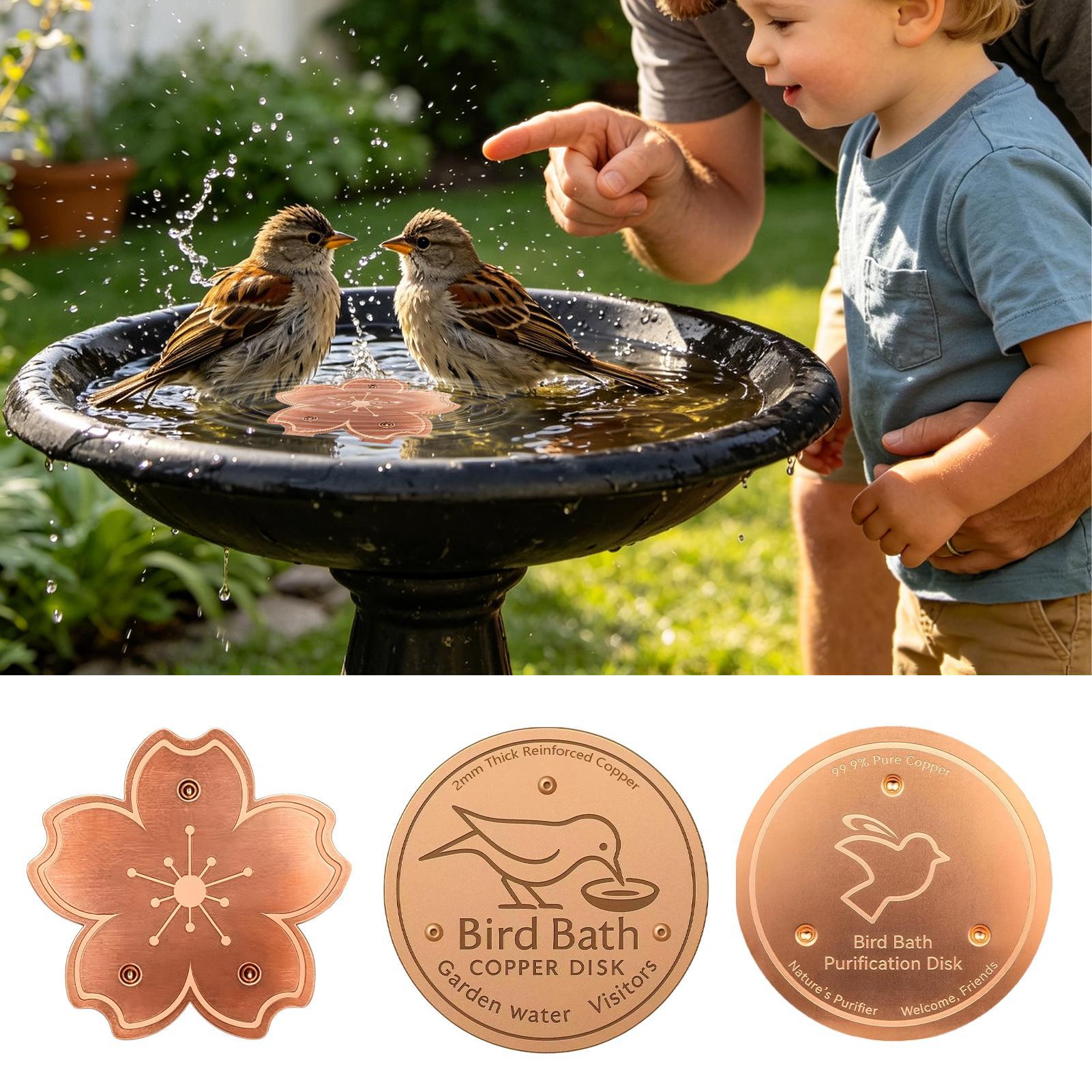 Koperen plaat voor vogelbad, v - Watches Original recensie en prijs