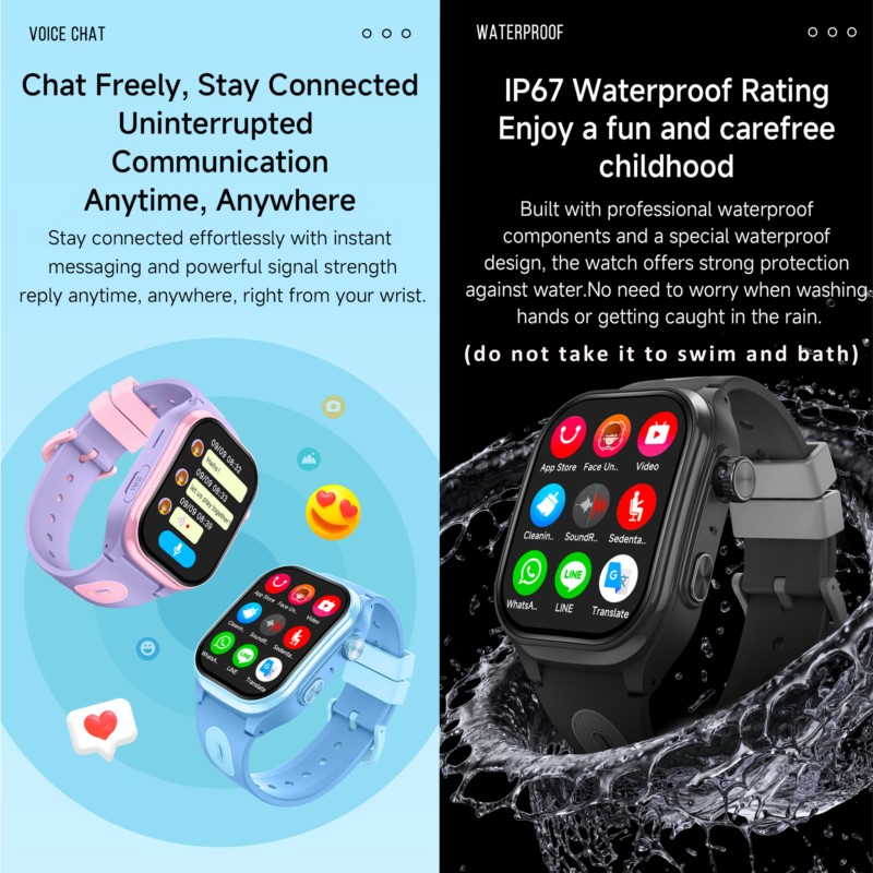 Smartwatch Kinderen 4G GPS WIF - Smartwatch Watches Gift For Boys With Gps recensie en prijs