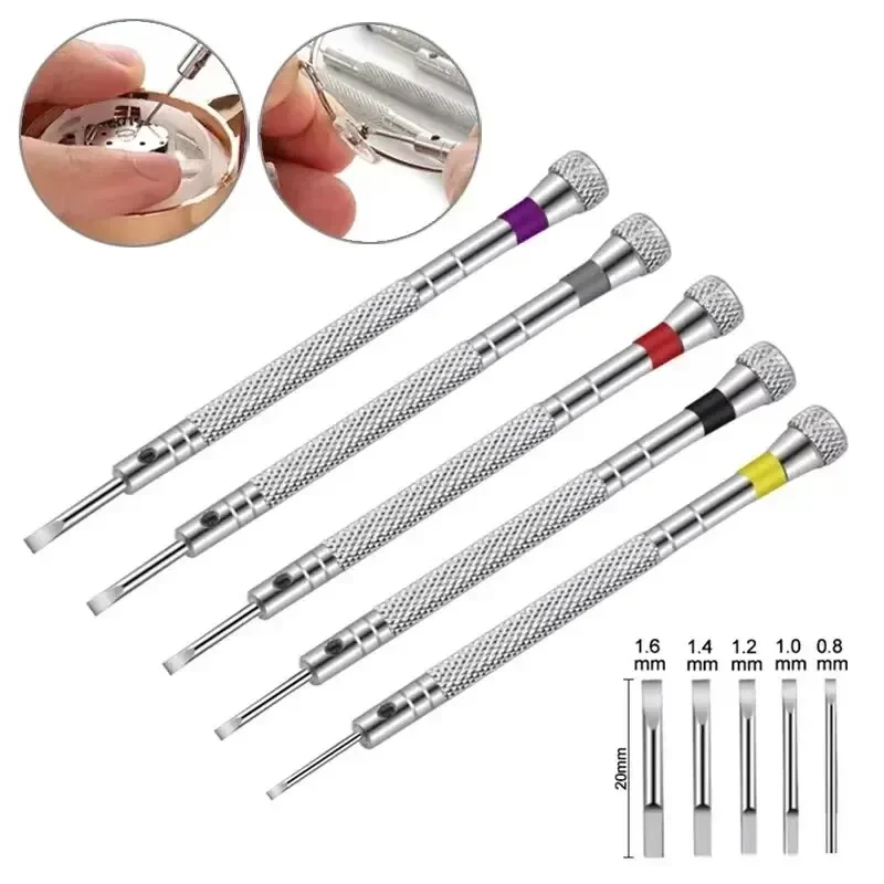5 Stks/set 0.8-1.6Mm Stalen Sc - Watchmaker Screwdriver recensie en prijs