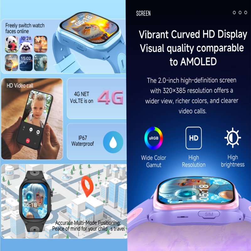 Smartwatch voor kinderen met G - Smartwatch Watches Gift For Boys With Gps recensie en prijs