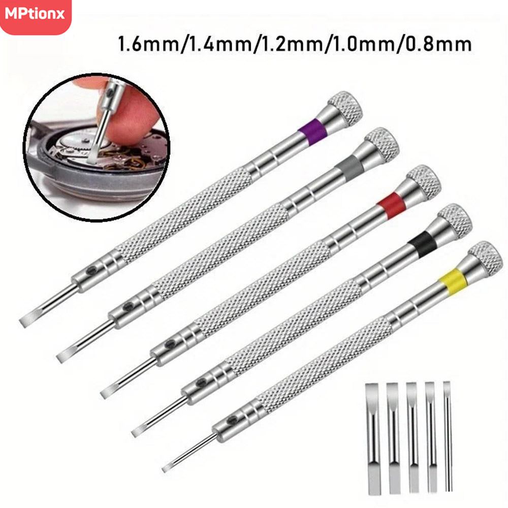 5 stks/set 0.8-1.6mm Stalen Sc - Watchmaker Screwdriver recensie en prijs