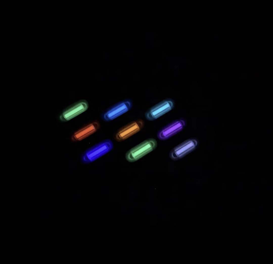 8-pack 2 * 6 mm kleine glazen  - Tritium Gas Tube recensie en prijs