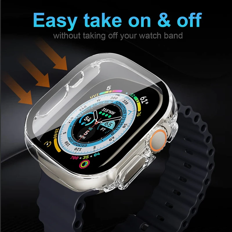 Glas + case Voor Apple Horloge - Smartwatch Luxury Watches recensie en prijs